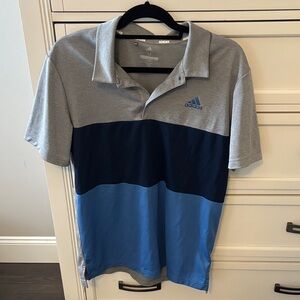 Adidas Men's Tri-Tone Polo Shirt